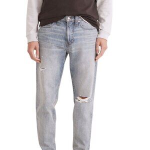 Madewell Mens Relaxed Taper Jeans Size 32x32 Distressed y2k 90s